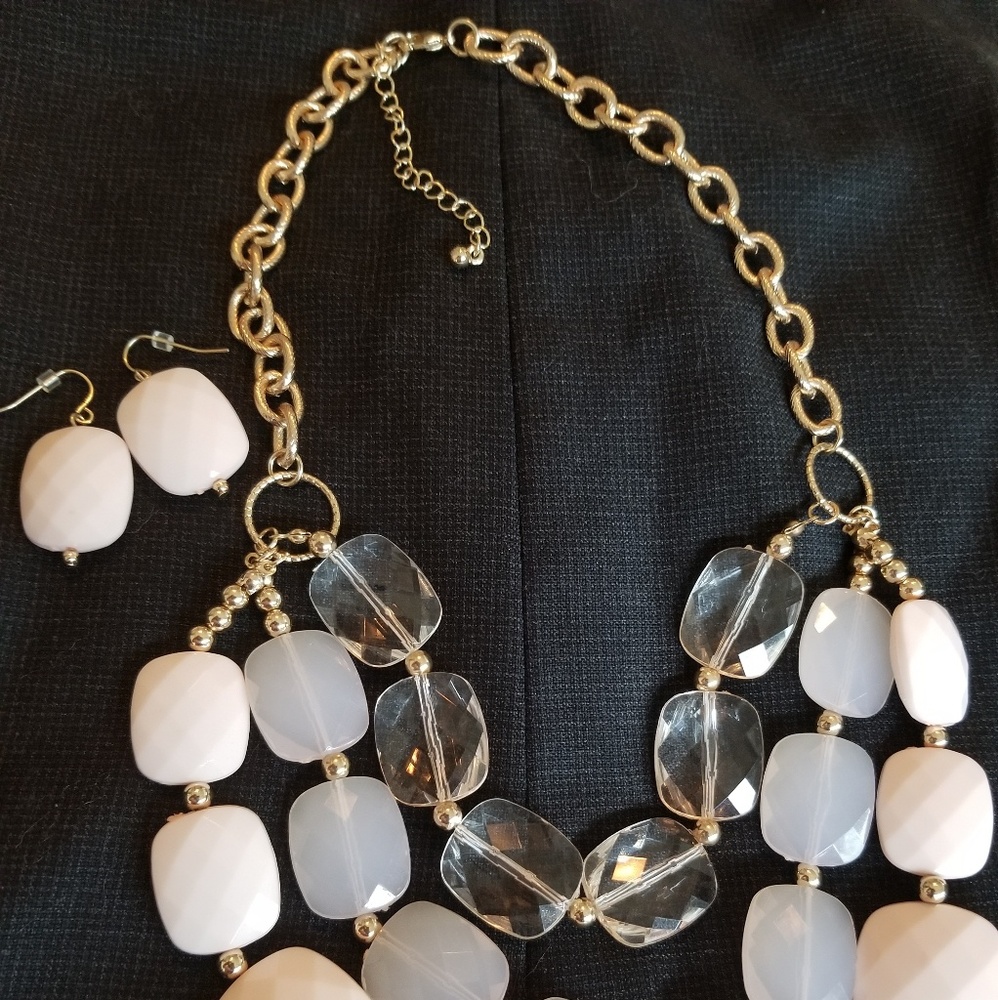 Necklace and earrings NWOT